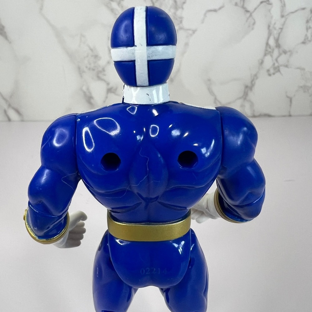 Bandai 1999‎ Power Rangers Lightspeed Rescue Blue Ranger 6" Action Figure - Picture 6 of 8
